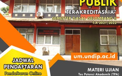 Pendaftaran Program Studi Doktor Administrasi Publik